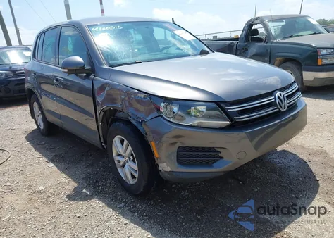 2012 Volkswagen Tiguan Le from USA, damaged, VIN WVGAV7AX9CW004362